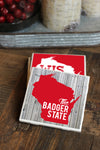 Wisconsin Badger State Coasters