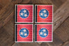 Tennessee Tristar Flag Coasters