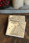 Vintage Brooklyn Map Coasters
